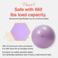 Exercise Ball for Balance Stability Fitness Workout Core Strength Yoga Ball at Home Office & Gym