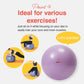 Exercise Ball for Balance Stability Fitness Workout Core Strength Yoga Ball at Home Office & Gym