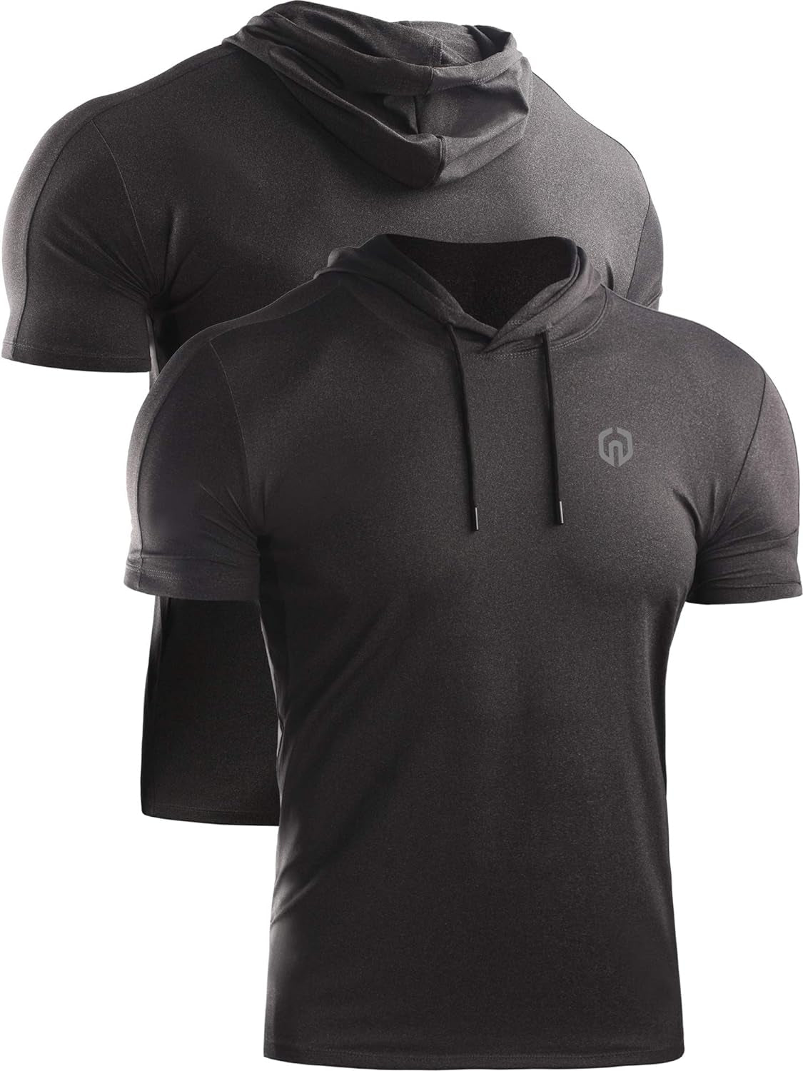 Men'S Dry Fit Performance Athletic Shirt with Hoods