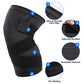 Knee Sleeve, Breathable Compression Knee Brace for Men and Women, Adjustable Running Knee Support for Patellar Tendon Joint Pain and Arthritis Relief Black (Large)