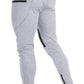 Mens Joggers Pants Tapered Sweatpants Casual Gym Training Workout Pants Slim Track Pant with Zipper Pockets