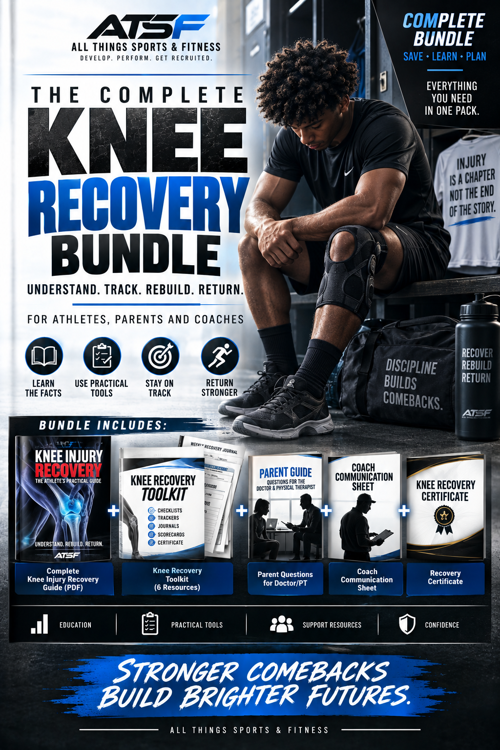 Complete Knee Recovery Bundle- Everything You Need to Understand, Track & Navigate the Knee Recovery Process
