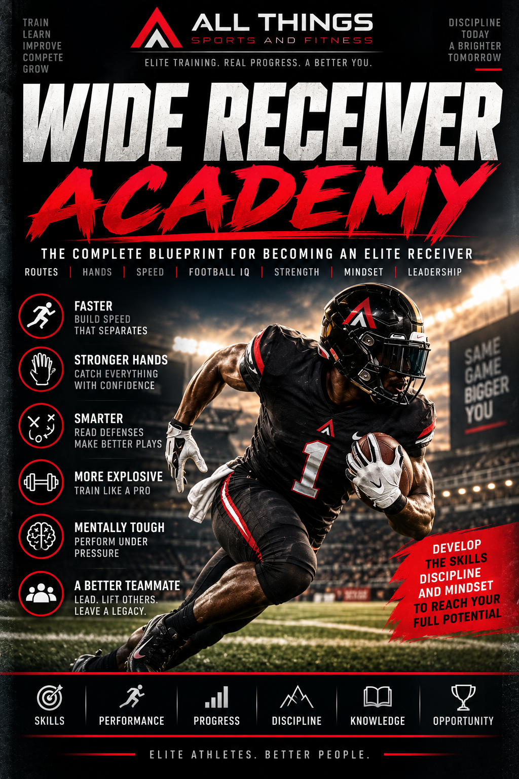 Wide Receiver Academy: The Complete Blueprint for Becoming an Elite Receiver