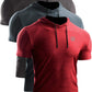 Men'S Dry Fit Performance Athletic Shirt with Hoods