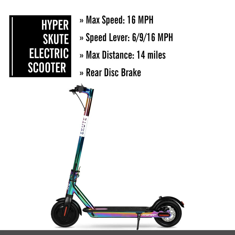 37V Skute, Jet Fuel, Folding Electric Scooter, 350W Motor, Adult, Unisex